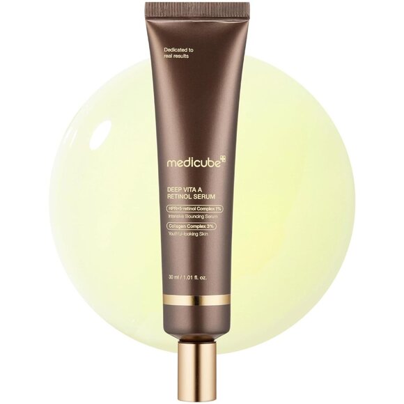 Medicube Deep Vita A Retinol Serum 30ml - Gentle Retinol Serum For Post-Acne Mar - Picture 2 of 12